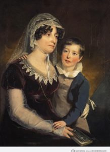 Carolina Oliphant, Lady Nairne with her son William Murray Nairne, later 6th Lord Nairne by Sir John Watson Gordon - National Galleries of Scotland