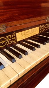 Cottage Piano W. Rolfe & Sons, London 1835 - Eric Feller Collection (Nameboard)
