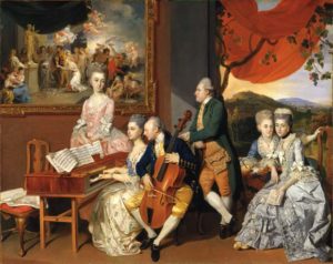 Johann Joseph Zoffany (1733 - 1810) - The Gore Family c. 1775 - Yale Center for British Art, Paul Mellon Collection