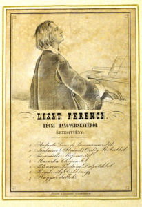 Konzert Programm von Franz Liszt am 25. Oktober 1846 in Pecs