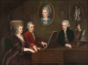 Mozart Family - Johann Nepomuk della Croce, c. 1780 - Eric Feller Collection